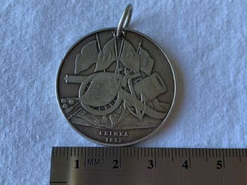 Silver Turkish Crimea Medal, 1855 (no ribbon) *R1 START**