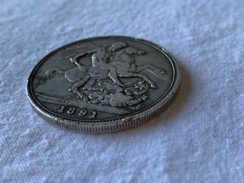 1891 British 1 Crown Victoria D.G Britt: Reg: F.D **R1 START**