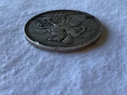 1891 British 1 Crown Victoria D.G Britt: Reg: F.D **R1 START**