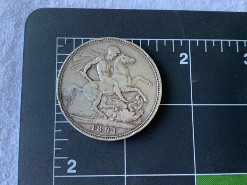 1891 British 1 Crown Victoria D.G Britt: Reg: F.D **R1 START**