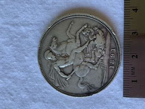 1891 British 1 Crown Victoria D.G Britt: Reg: F.D **R1 START**