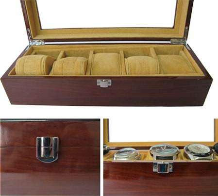 New Unused 5 Slots wooden watch Display - Very limited Quantity