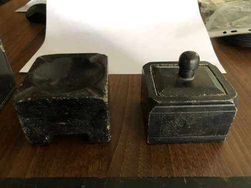 Ossewabrandwag leiklip skryftablet stel