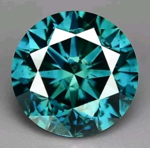 RARE ! 100 % Natural Loose Fancy Intense Turquoise Blue VS2 Diamond: 0.75ct ! R117 000