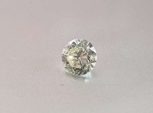 A Superb Top Quality 0.62ct Lab Certified Natural Round Cut Diamond VVS1 / K - Absolutely Gorgeous!