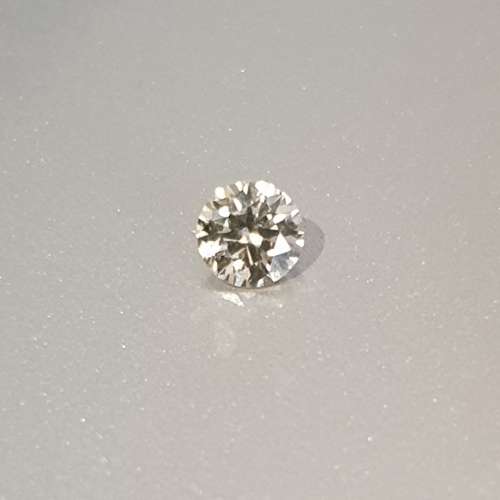 Magnificent 0.22ct Natural Loose Fancy Diamond Brilliant Round Cut VVS2 / Champagne