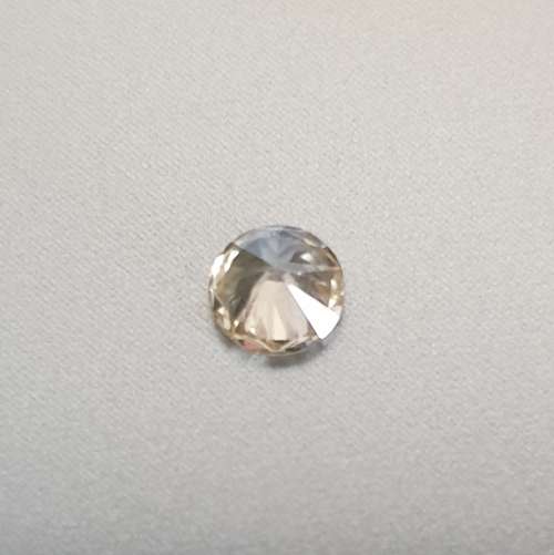 Magnificent 0.22ct Natural Loose Fancy Diamond Brilliant Round Cut VVS2 / Champagne
