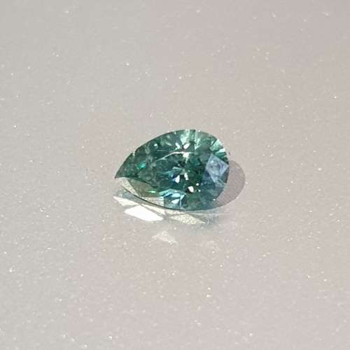 Beautiful 0.45ct Lab Certified Natural Pear Cut Fancy Vivid Blue Diamond SI1