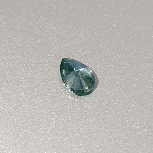 Beautiful 0.45ct Lab Certified Natural Pear Cut Fancy Vivid Blue Diamond SI1