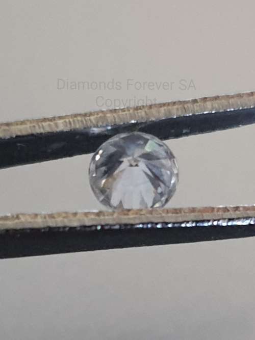 0.11ct Natural Loose Diamond Round Brilliant Cut VVS1/D !  Stunning Brilliance !