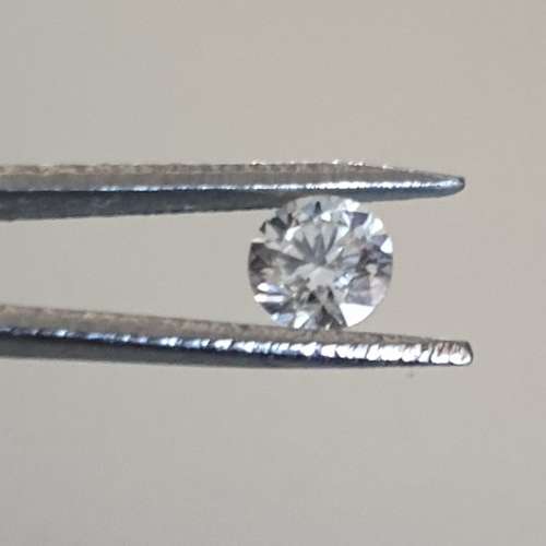 0.14ct Natural Loose Diamond Round Brilliant Cut VVS1/D !  Stunning Brilliance !