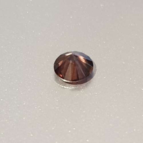 A Superb 0.54ct Natural Round Brilliant Cut Fancy Pinkish Purple Diamond SI2
