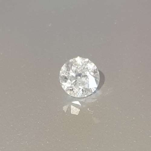 0.72ct IGL LAB Certified Natural Round Brilliant Cut Diamond SI2 / F