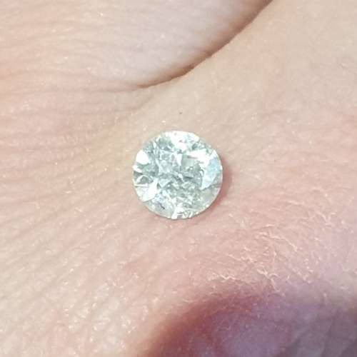 0.72ct IGL LAB Certified Natural Round Brilliant Cut Diamond SI2 / F