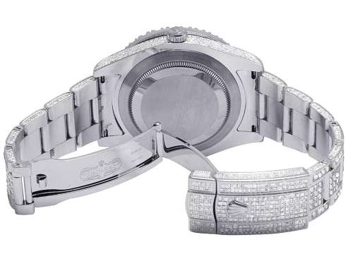 Investment Piece ! ROLEX Datejust II Mens Watch Encrusted with 18.75ct Natural Diamonds!