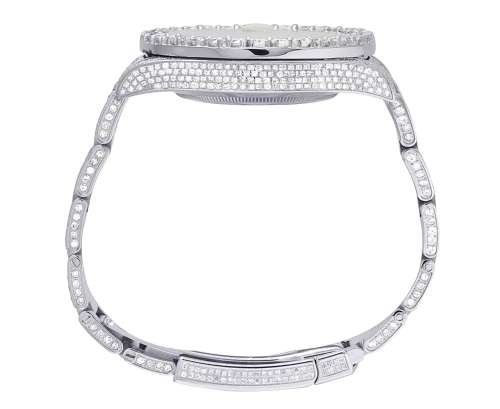 Investment Piece ! ROLEX Datejust II Mens Watch Encrusted with 18.75ct Natural Diamonds!