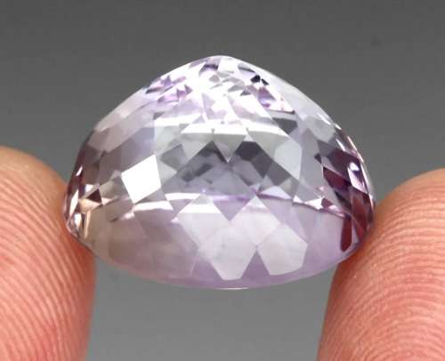 30.92ct Natural Earth Mined Very Light Pink Purple Amethyst |  Brilliant Oval | VVS