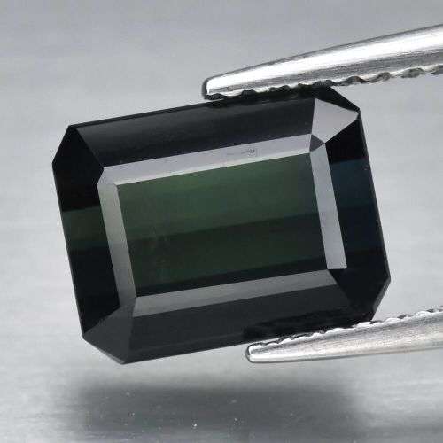 2.58ct  Natural Mined Deep Racing Green Mozambican Tourmaline | Emerald Cut | Eye Clean