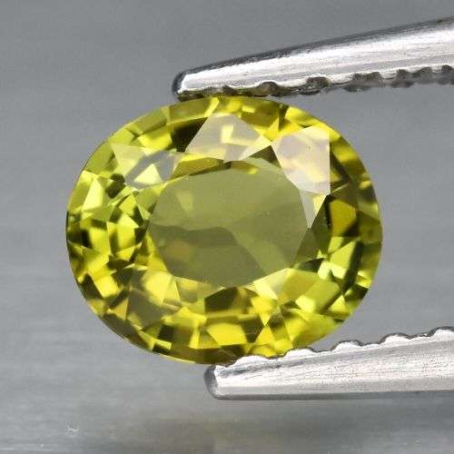 0.50ct Natural Mined Green Mozambican Tourmaline | Oval Cut | VVS