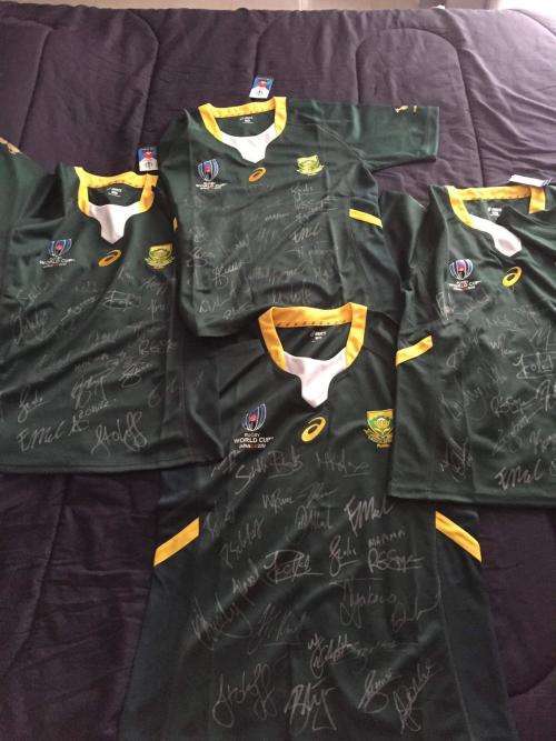 SPRINGBOKS 2019 RWC AUTOGRAPHED JERSEY!