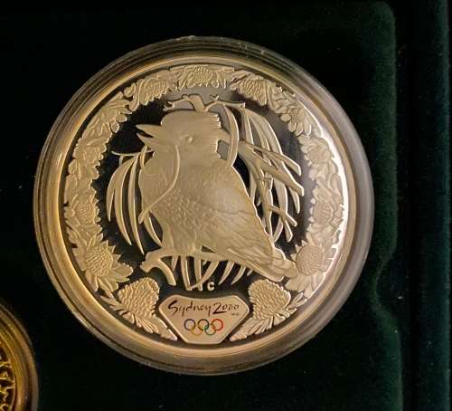 2000 Sydney Olympics Series VIII Three Coin Gold and Silver Set