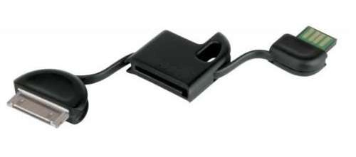 iPhone, iPad, iPod sync/charge keyring cable