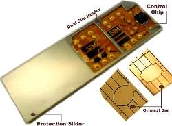 Dual Sim Card Adapter + free signal booster worth $20