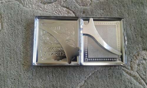 Jack Daniels Credit Debit Business Card or Cigarette Case - Embossed Old No. 7 for sale