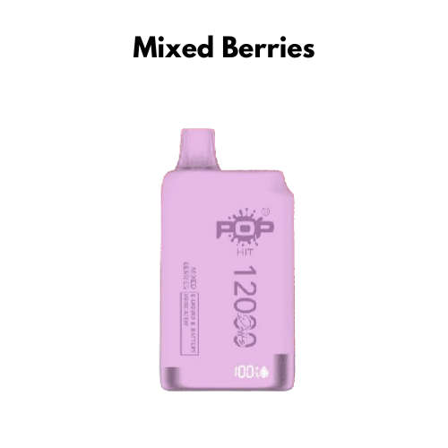 POP HIT Rechargeable Vape (12000Puffs) Mixed Berries