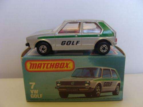E.RARE MATCHBOX SUPERFAST #7 VW GOLF MIMB FROM 1976 ENGLAND