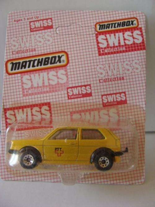 MATCHBOX INTERNATIONAL RARE MODEL VW GOLF 2 GTI MOMC SWISS ISSUE FROM 1985 MACAU