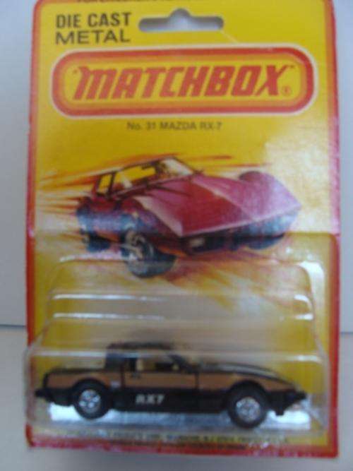 RARE VINTAGE MATCHBOX SUPERFAST #31 MAZDA RX-7 MOMC 1979 HONG KONG BASE