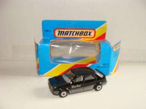 RARE MATCHBOX SUPERFAST  #33 RENAULT 11 TURBO  MIB 1985 ENGLAND BASE!