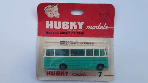 VINTAGE CORGI HUSKY DUPLA VISTA 25 COACH #7 MADE IN GT.BRITAIN 1965
