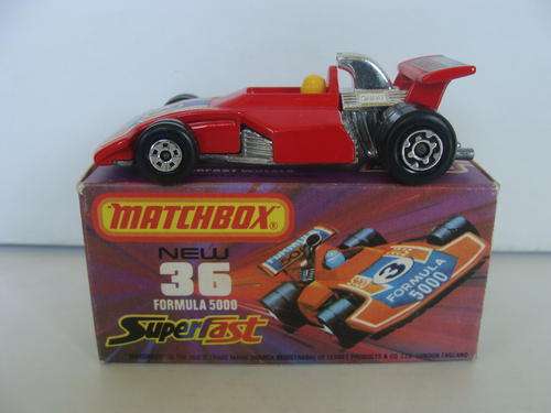 RARE VARIATION MATCHBOX SUPERFAST #36 FORMULA 5000 RACING CAR 1975 MIMB R1 NO RESERVE MONDAY MADNESS