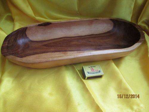 Large wood bowl
