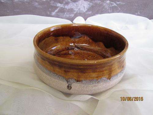 Large pottery bowl