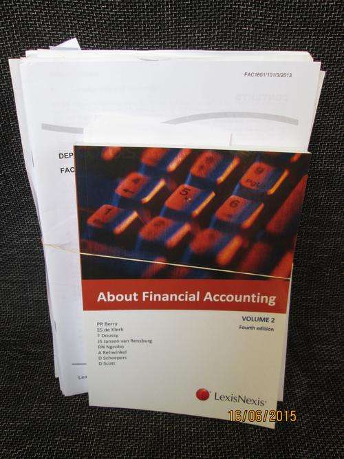 FAC1601 About Financial Accounting