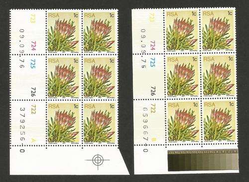 South Africa SACC418 1c 3rd Definitive Control Block