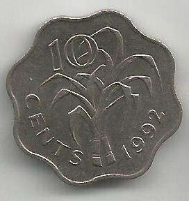 Swaziland 1992 10c