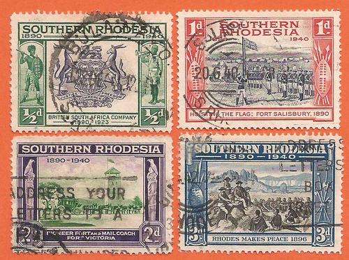 Southern Rhodesia SACC55-56; 58-59 BSAC Diamond Jubilee. CV- R40.00.