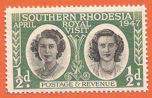 Southern Rhodesia SACC64 Royal Visit UMM