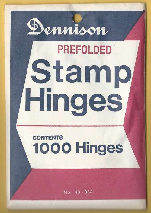 Dennison Hinges. 1000 prefolded, Made in USA