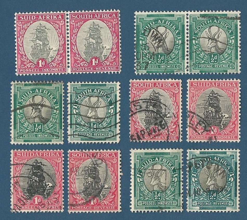 Union of South Africa. Mixed singles and pairs