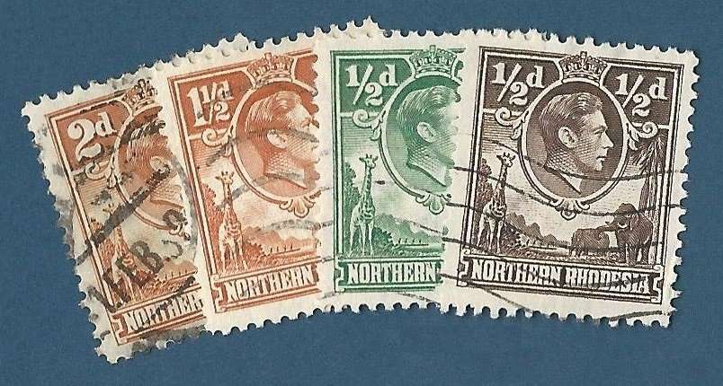 Northern Rhodesia 1938 Definitives