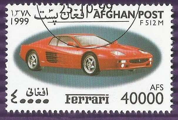 Afghanistan 1999 Ferrari car. CTO