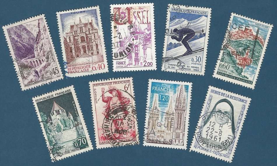 France - Used stamps