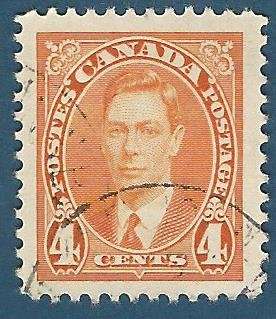 Canada 1937 4c King George VI