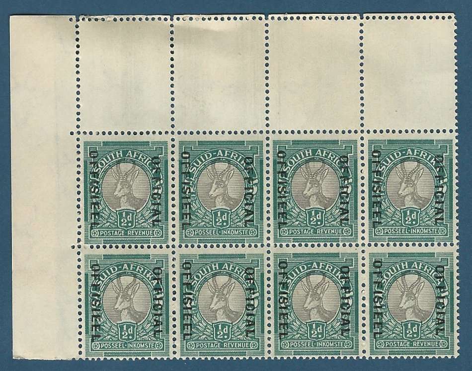 Union of SA SACC23c Official, corner block