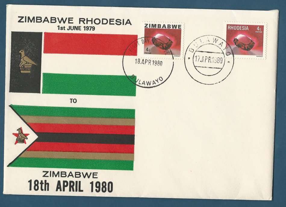 Rhodesia FDC 1979 First Day of Zimbabwe/Rhodesia